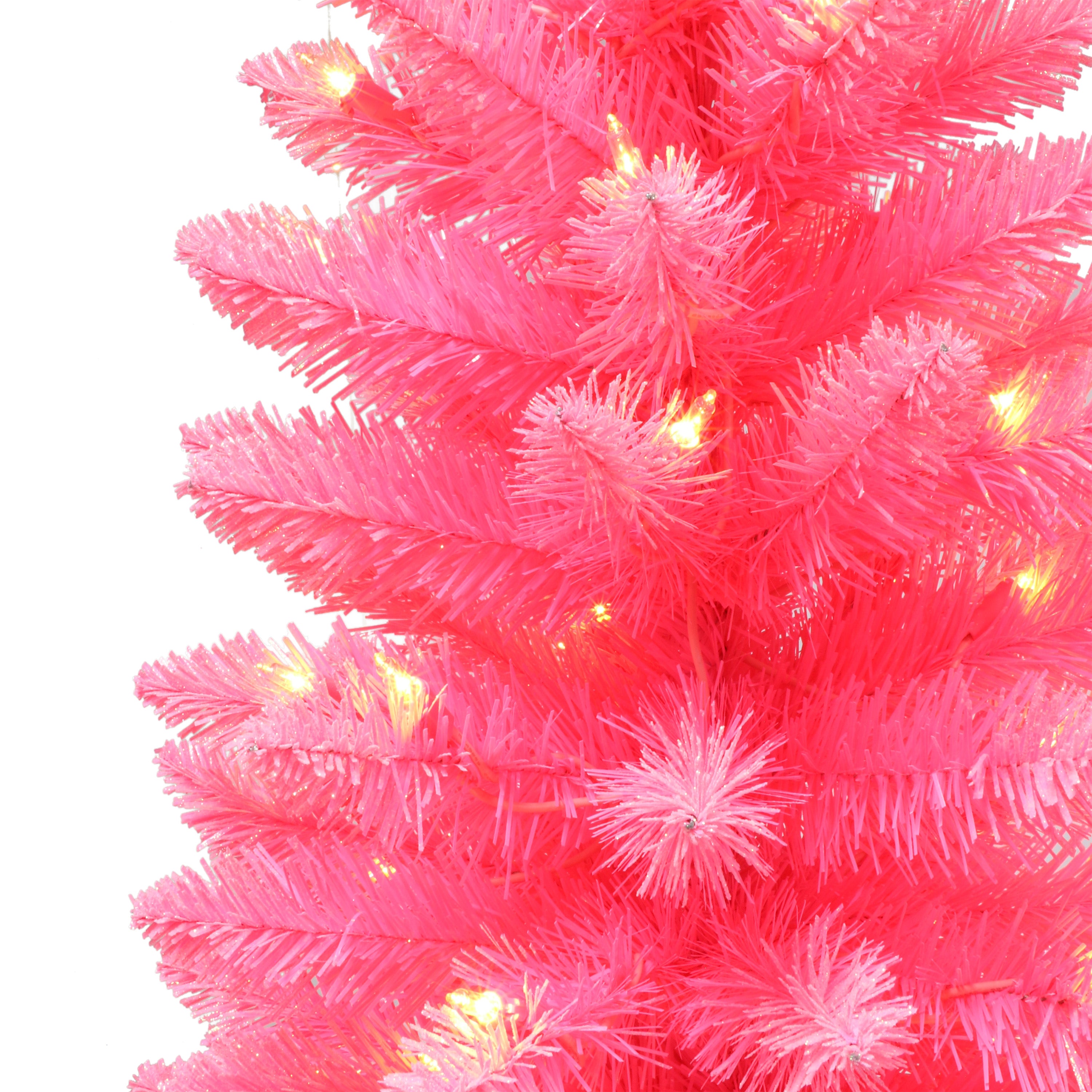 3ft Pre-lit Fashion Pink Christmas Tree